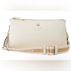 NWT $298 Kate Spade Emma White Crossbody Bag